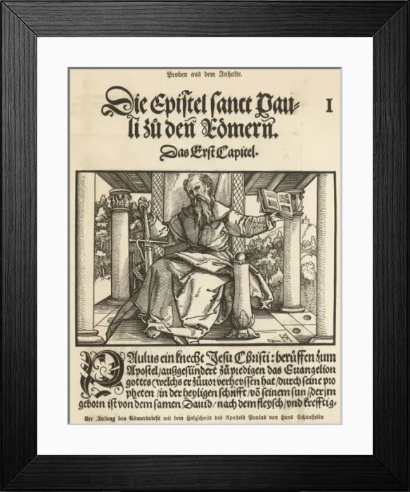Framed Print : Saint Paul the Apostle Framed Print : Saint Paul the Apostle