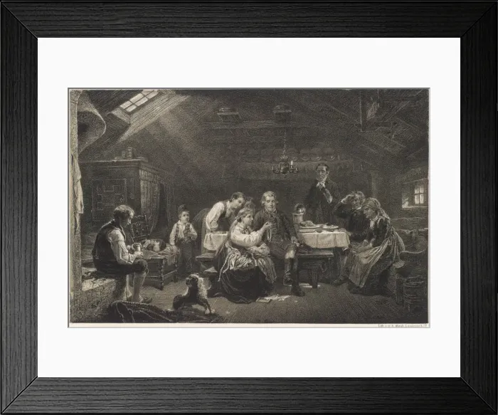 Framed Print : A Swedish Interior Framed Print : A Swedish Interior