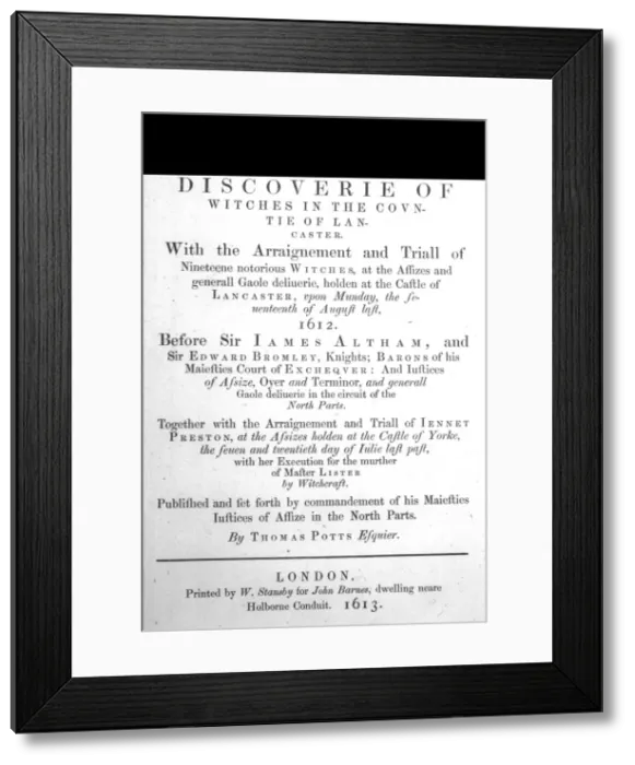 Framed Print : Witchcraft / Book Framed Print : Witchcraft / Book