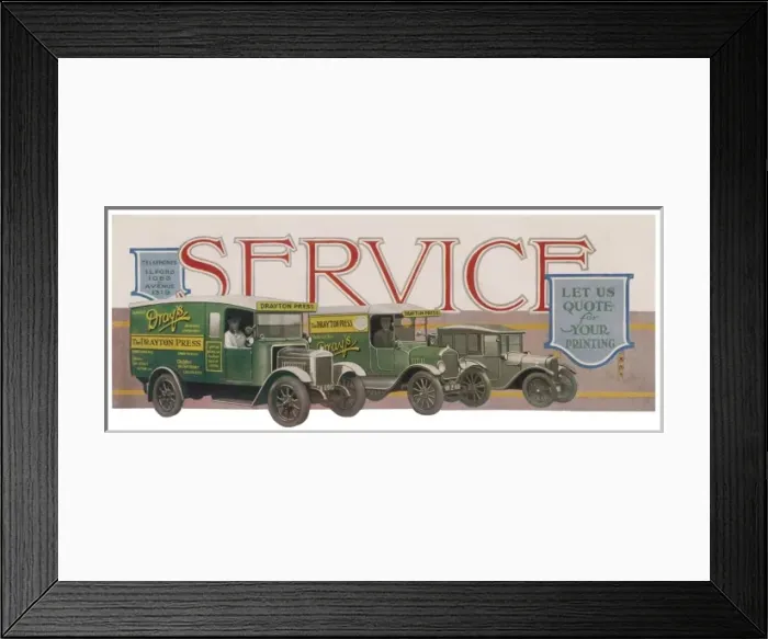 Framed Print : DRAYTONs PAPER 1927 Framed Print : DRAYTONs PAPER 1927