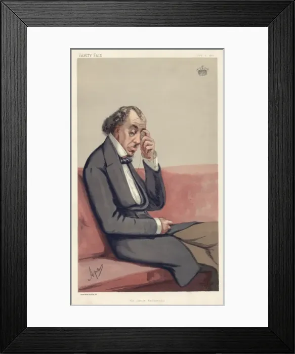 Framed Print : Benjamin Disraeli / Ape Framed Print : Benjamin Disraeli / Ape