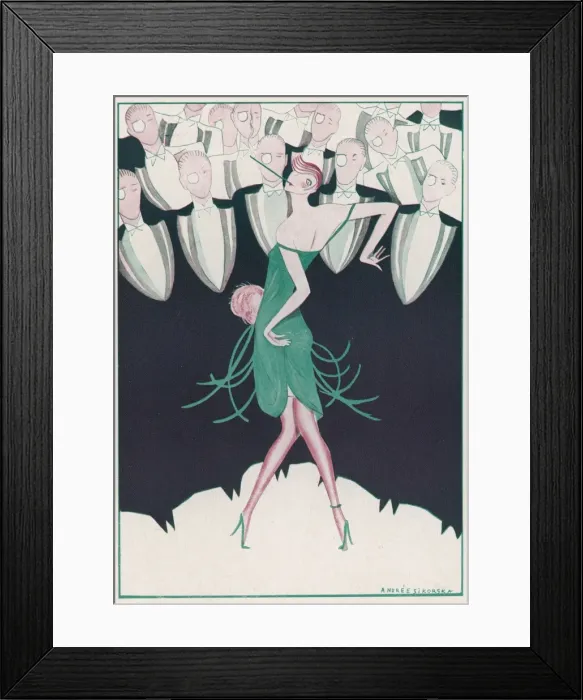 Framed Print : 1928 Flapper / Fantasio Framed Print : 1928 Flapper / Fantasio