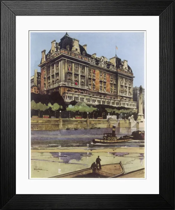 Framed Print : Hotel Cecil, London Framed Print : Hotel Cecil, London
