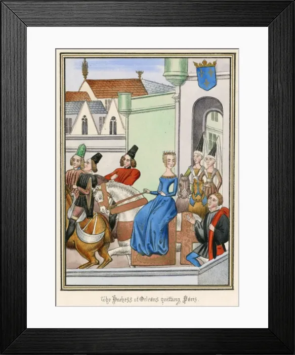 Framed Print : Duchesse D orleans / Frois Framed Print : Duchesse D orleans / Frois