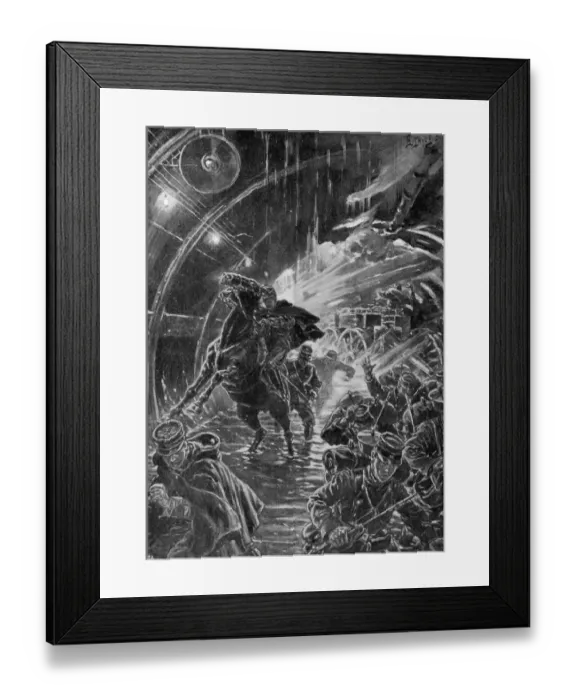 Framed Print : Chunnel / Lanos / Explodes Framed Print : Chunnel / Lanos / Explodes