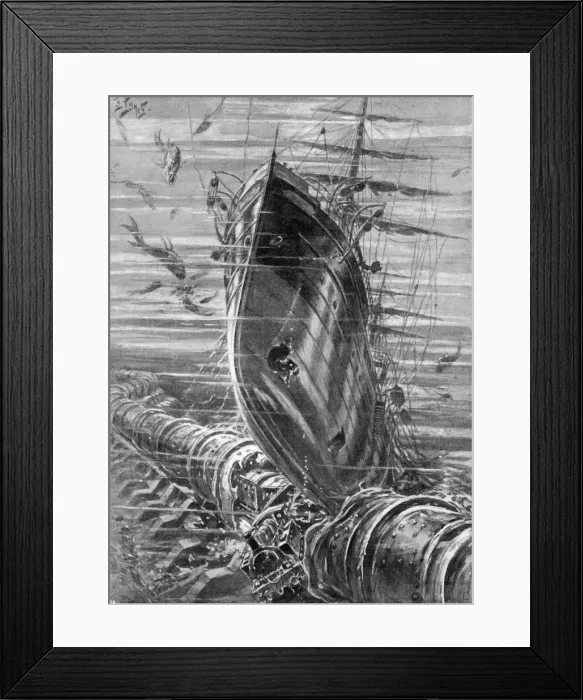 Framed Print : Chunnel / Lanos / Sea Floor Framed Print : Chunnel / Lanos / Sea Floor