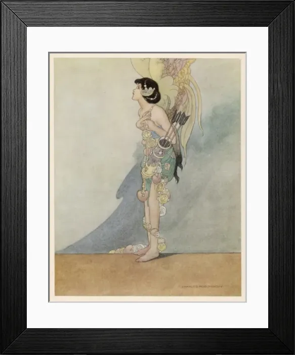 Framed Print : Wilde / Nightingale / Cupid Framed Print : Wilde / Nightingale / Cupid