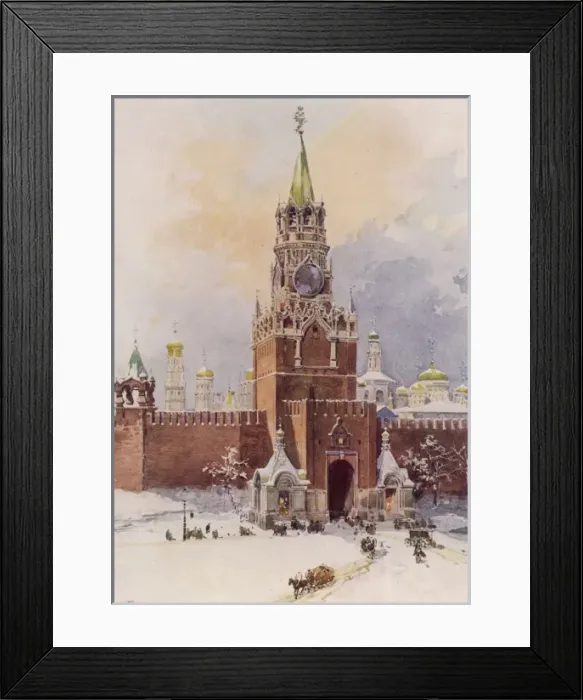 Framed Print : Kremlin / Saviour Tower Framed Print : Kremlin / Saviour Tower