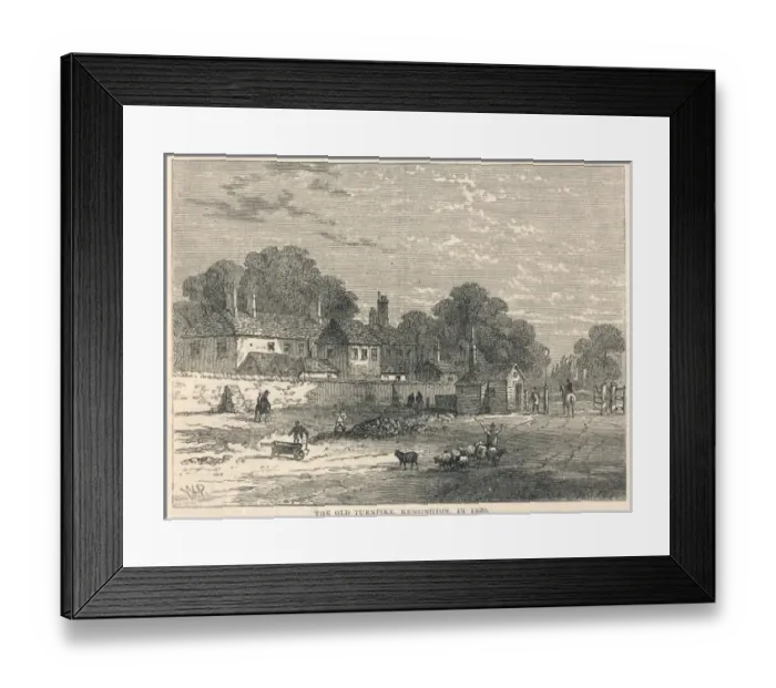 Framed Print : Turnpike, Kensington Framed Print : Turnpike, Kensington