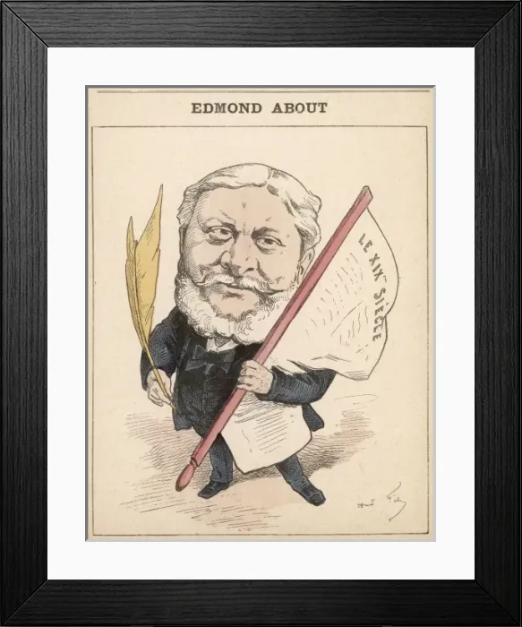 Framed Print : Edmond About Framed Print : Edmond About