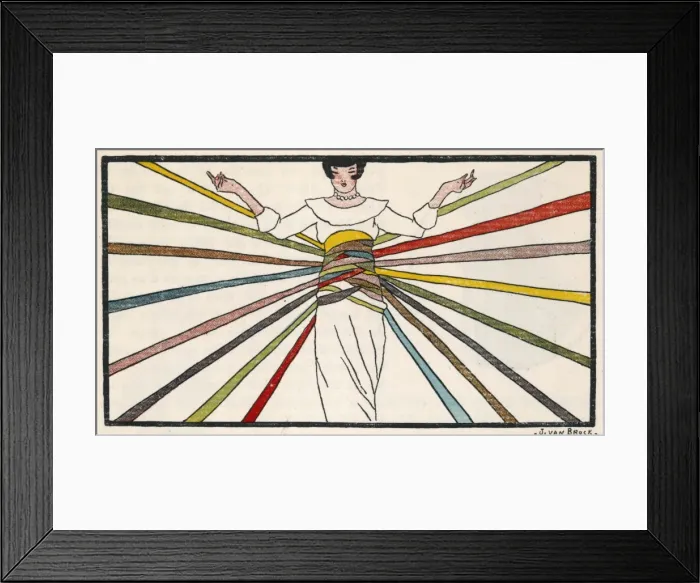 Framed Print : Girl with Ribbons Framed Print : Girl with Ribbons