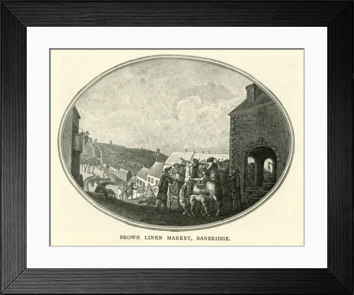 Framed Print : Industry / Textiles / Linen Framed Print : Industry / Textiles / Linen