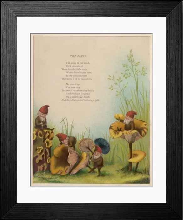 Framed Print : Folklore / Little Folk Framed Print : Folklore / Little Folk