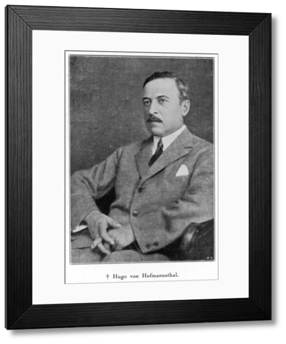 Framed Print : HOFMANNSTHAL (1874-1929) Framed Print : HOFMANNSTHAL (1874-1929)