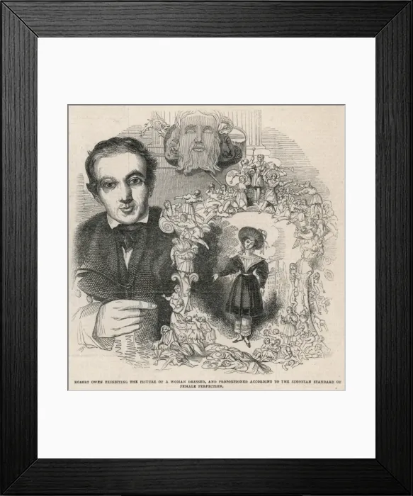Framed Print : OWEN (1771-1858) Framed Print : OWEN (1771-1858)