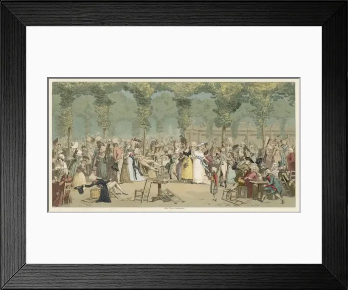 Framed Print : Social Scenes / France / C18 Framed Print : Social Scenes / France / C18