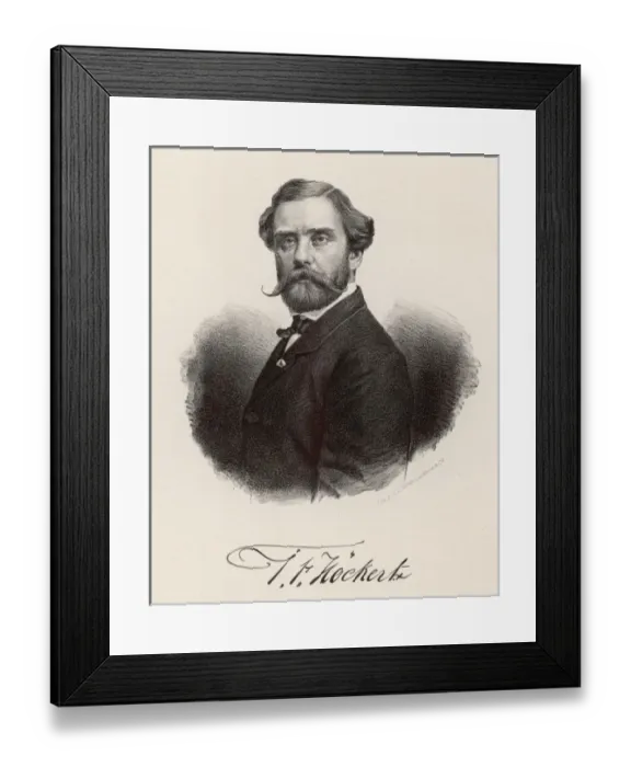 Framed Print : HOCKERT (1826 - 1866) Framed Print : HOCKERT (1826 - 1866)