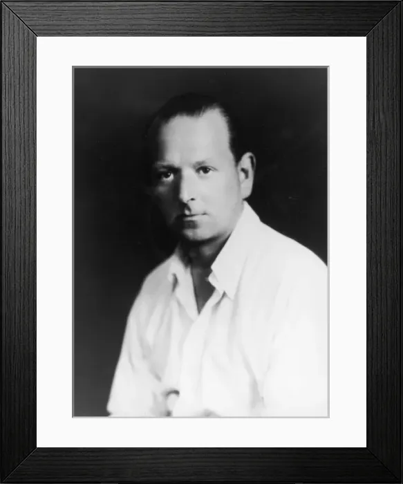Framed Print : EDWARD BACH 1886-1936 Framed Print : EDWARD BACH 1886-1936