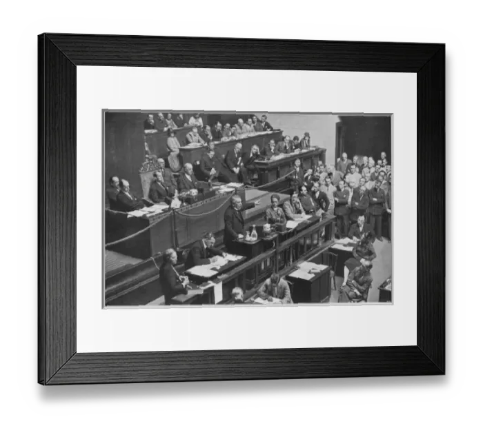 Framed Print : League of Nations / 1929 Framed Print : League of Nations / 1929