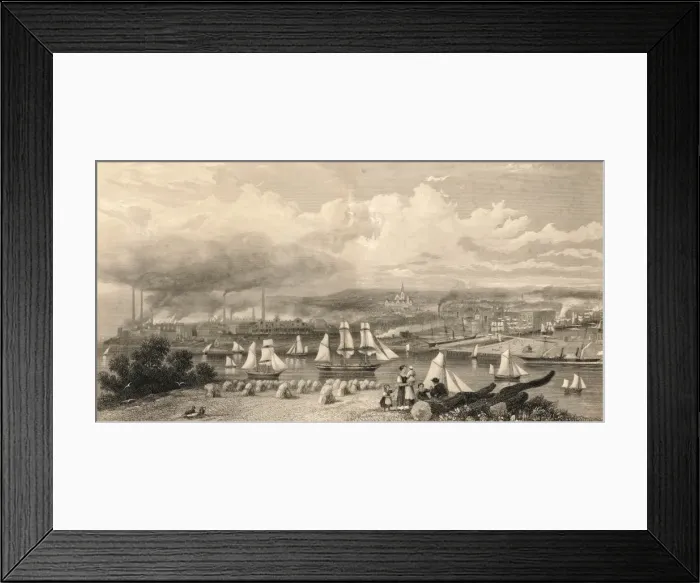 Framed Print : Industrial Landscape Framed Print : Industrial Landscape
