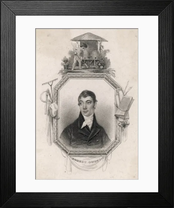 Framed Print : OWEN (1771-1858) Framed Print : OWEN (1771-1858)