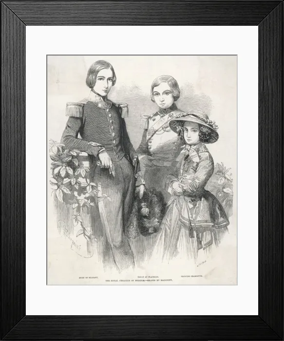 Framed Print : Leopold Ii / Belgium / Baugn Framed Print : Leopold Ii / Belgium / Baugn