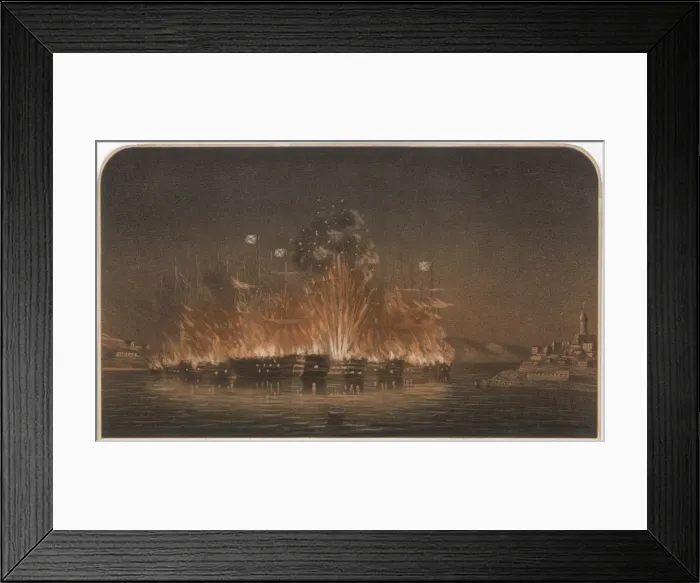 Framed Print : Russian Fleet Destroyed Framed Print : Russian Fleet Destroyed