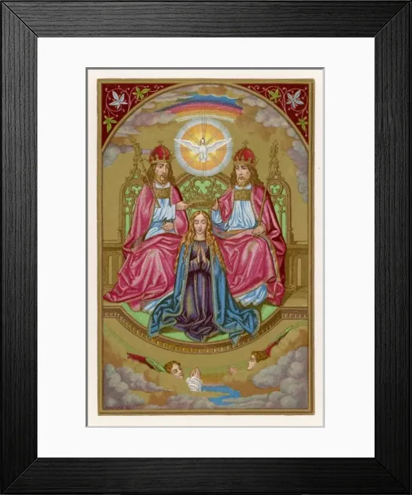 Framed Print : Mary Queen of Heaven Framed Print : Mary Queen of Heaven
