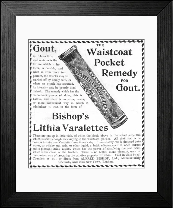 Framed Print : A Cure for Gout Framed Print : A Cure for Gout
