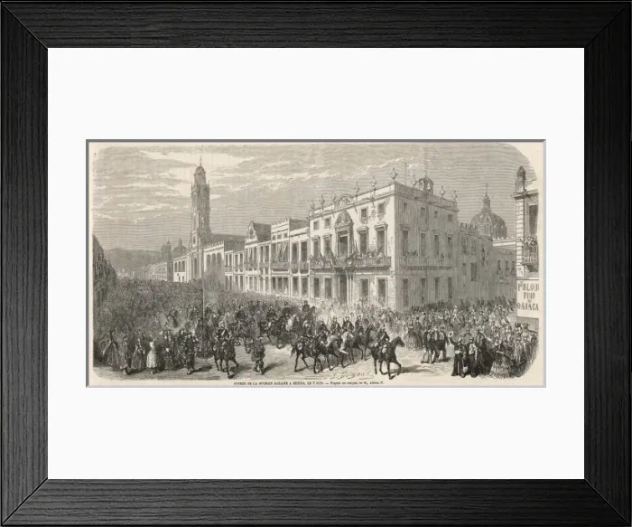 Framed Print : French in Mexico City Framed Print : French in Mexico City