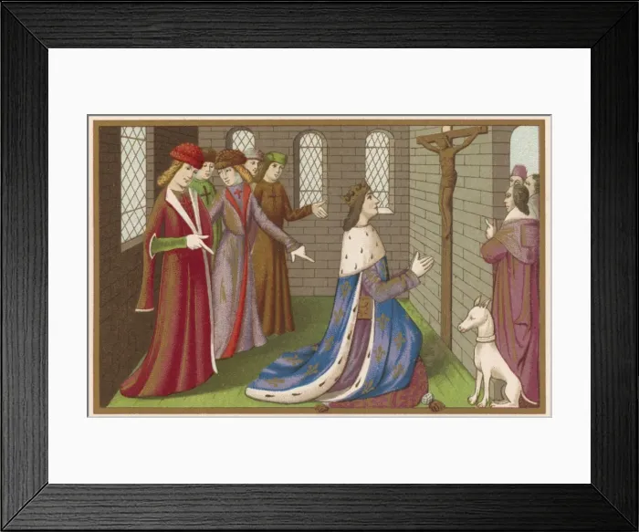 Framed Print : 100 Yrs War Charles VII Framed Print : 100 Yrs War Charles VII
