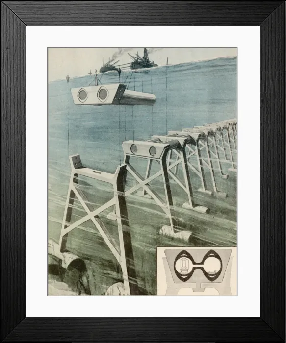 Framed Print : Tunnels / Channel Framed Print : Tunnels / Channel