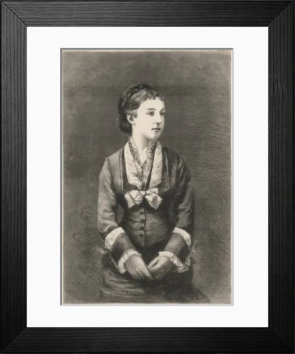 Framed Print : Maria De Las Mercedes Framed Print : Maria De Las Mercedes