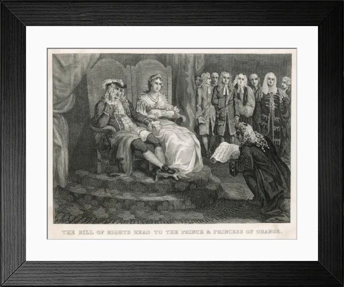 Framed Print : Wm & Mary-Bill of Rights Framed Print : Wm & Mary-Bill of Rights