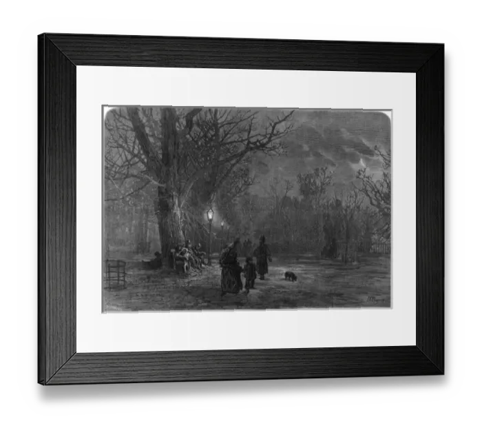 Framed Print : Social Scenes / C19 Slums Framed Print : Social Scenes / C19 Slums