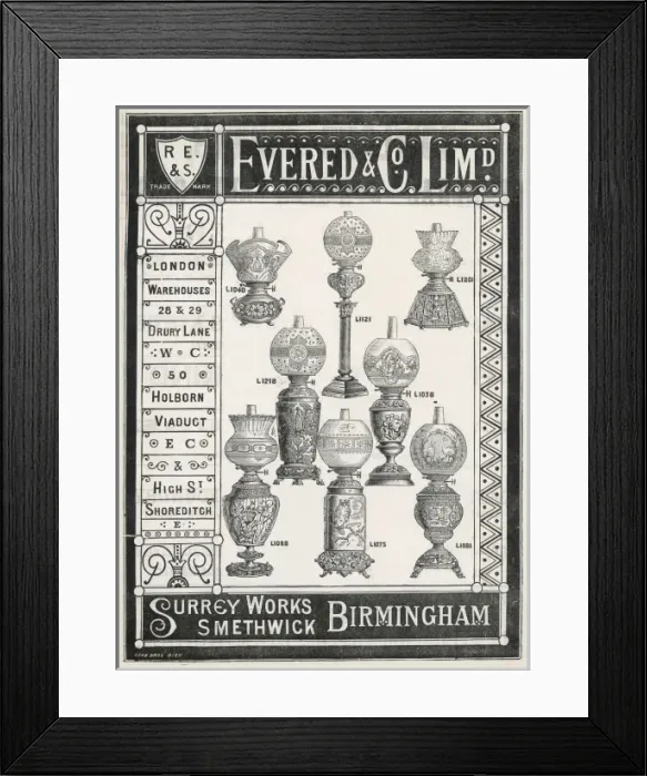 Framed Print : Lighting / Domestic Framed Print : Lighting / Domestic