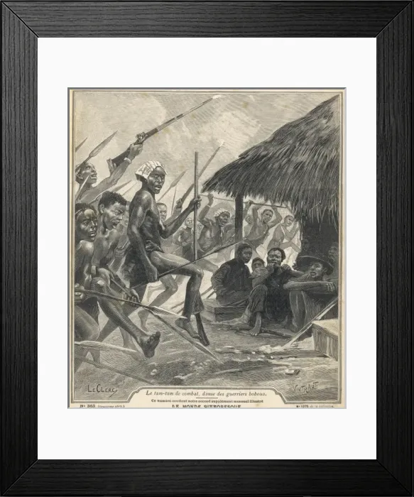 Framed Print : Customs / Africa Framed Print : Customs / Africa