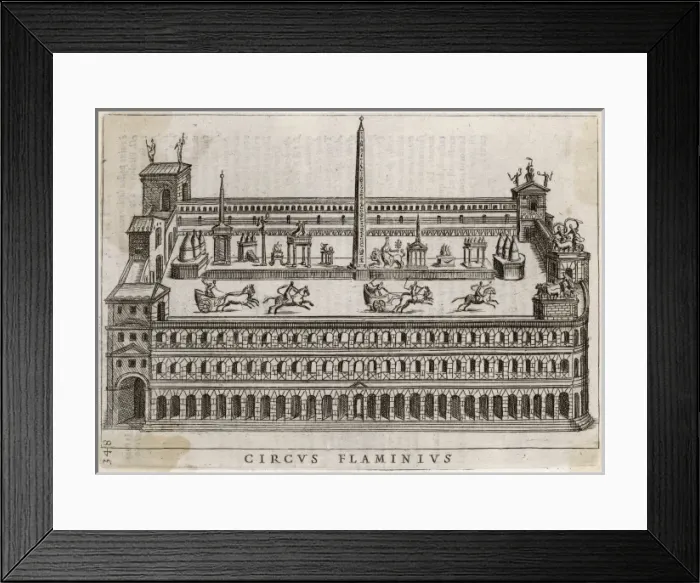 Framed Print : Circus Flaminius-Recon Framed Print : Circus Flaminius-Recon