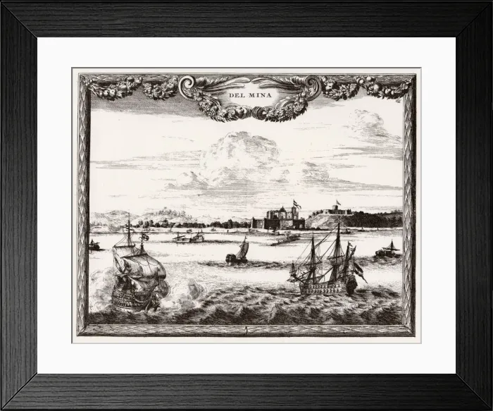 Framed Print : Ghana / Elmina C1700 Framed Print : Ghana / Elmina C1700