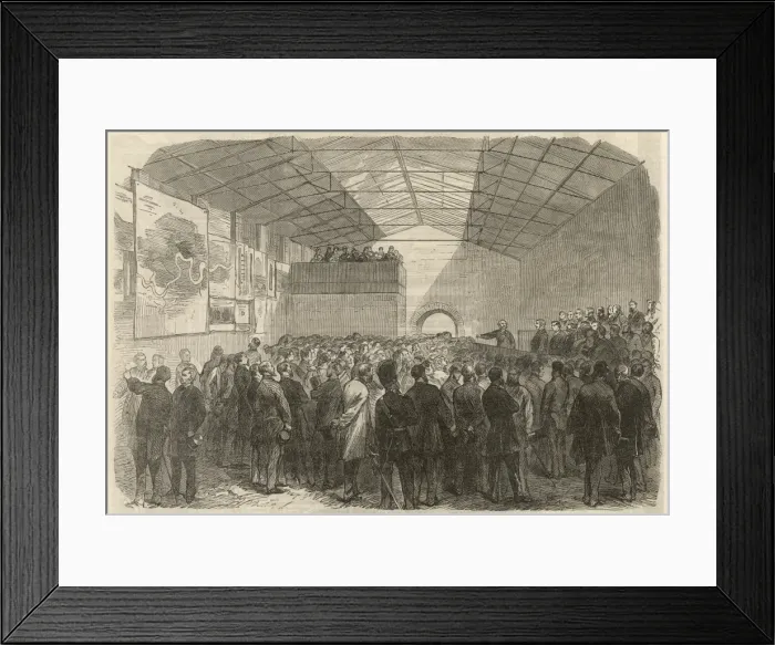 Framed Print : DRAINAGE. London Metropolitan Main Drainage : the southern outfall works Framed Print : DRAINAGE. London Metropolitan Main Drainage : the southern outfall works
