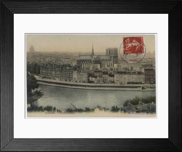 Framed Print : Paris / La Cite 1906 Framed Print : Paris / La Cite 1906