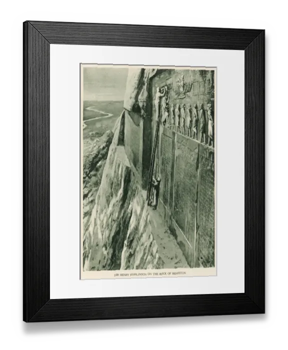 Framed Print : Iran / Archaeology / Bisutun Framed Print : Iran / Archaeology / Bisutun