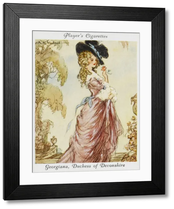 Framed Print : Georgiana / Duchess / Cig Cd Framed Print : Georgiana / Duchess / Cig Cd