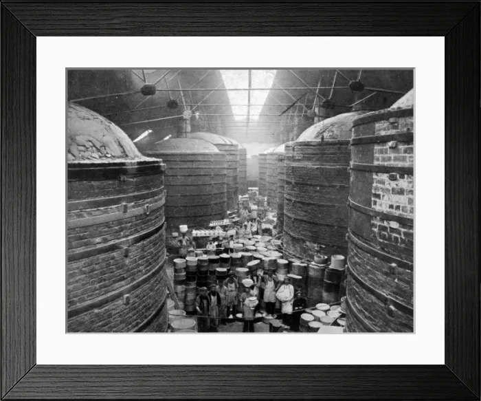 Framed Print : Ceramics / Kiln 1902 Framed Print : Ceramics / Kiln 1902