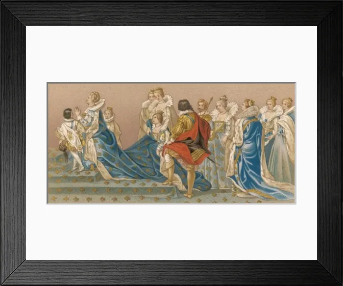 Framed Print : Marie De Medicis / Racinet Framed Print : Marie De Medicis / Racinet