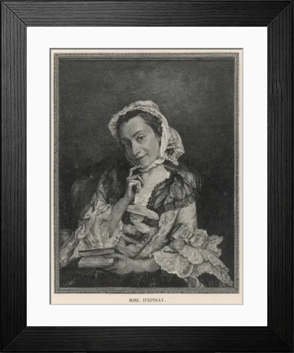 Framed Print : D EPINAY (1726 - 1783) Framed Print : D EPINAY (1726 - 1783)