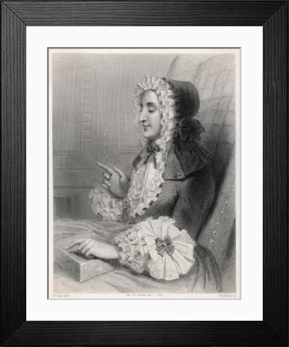 Framed Print : DEFFAND (1679 - 1780) Framed Print : DEFFAND (1679 - 1780)