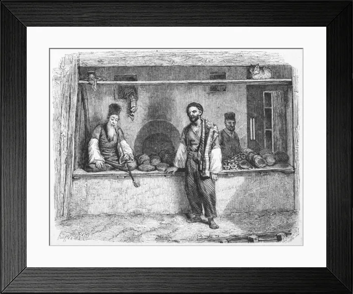 Framed Print : Tartar Selling Bread Framed Print : Tartar Selling Bread