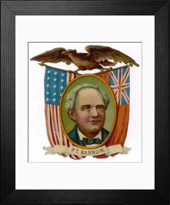 Framed Print : Phineas Taylor Barnum