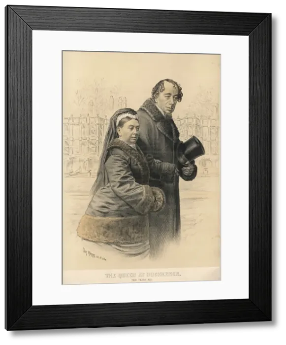 Framed Print : Disraeli and Victoria Framed Print : Disraeli and Victoria